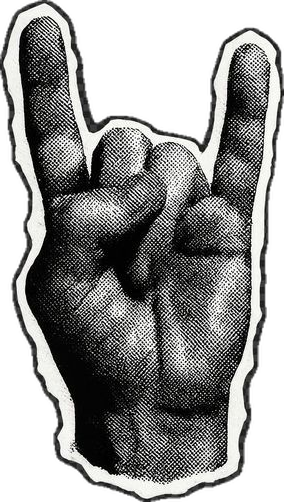 Hand sticker